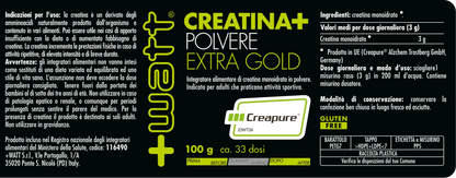 CREATINA+ EXTRAGOLD 100